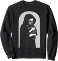 Authentic Reaper Death And His Black Cat Hoodie - Graphic Print for Adults - T-Shirt, Sweatshirt, Hoodie