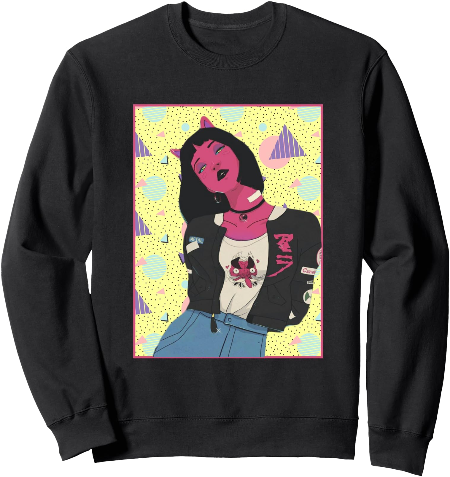 Handcrafted Anime Japanese Sweatshirt - Streetwear Style Men Women - T-Shirt, Sweatshirt, Hoodie