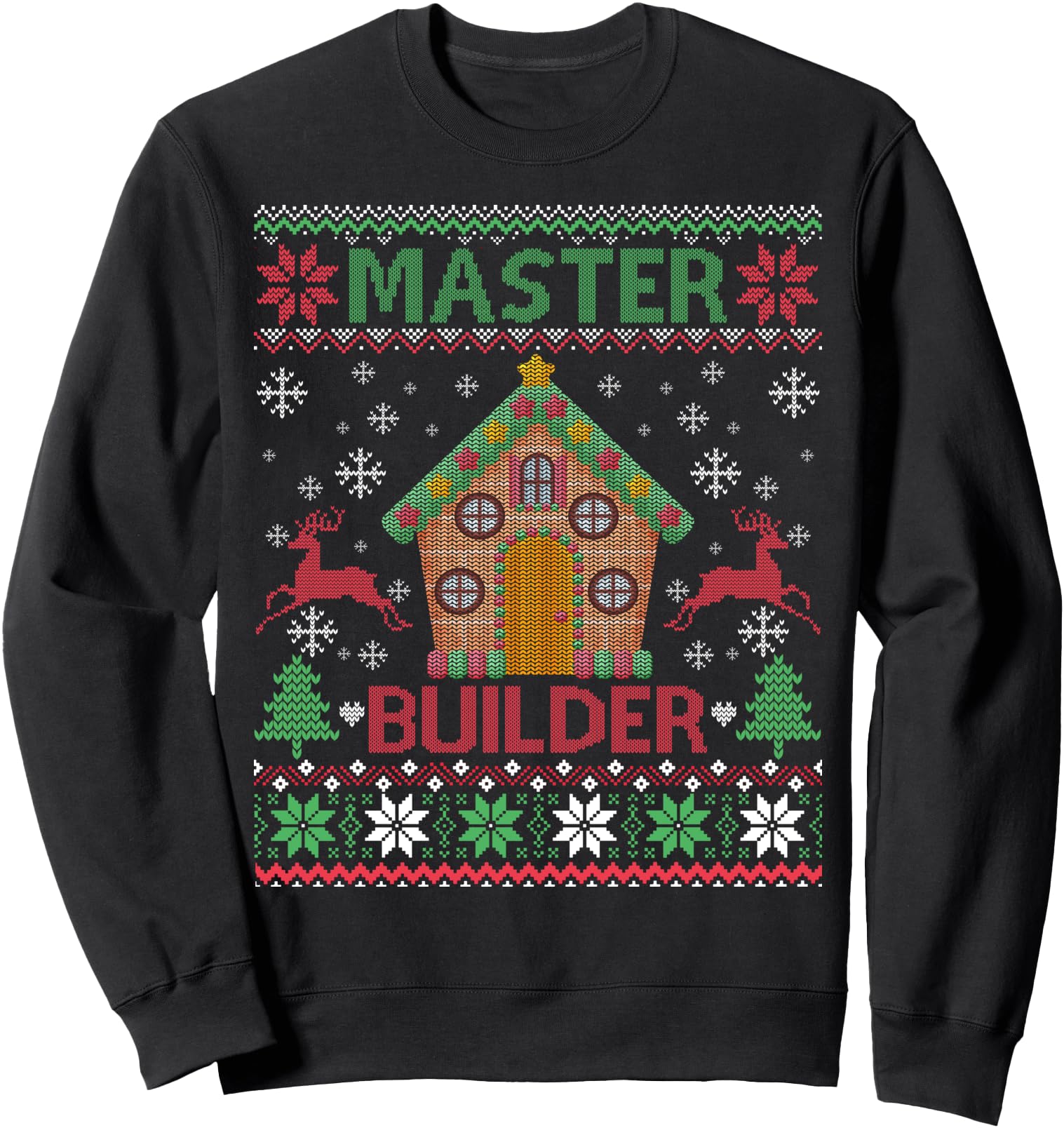 Authentic Master Builder Gingerbread Hoodie - Casual Everyday Wear Unisex - T-Shirt, Sweatshirt, Hoodie