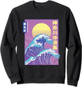 Original Great Wave Off Kanagawa Sweatshirt - Aesthetic Graphic Unisex - T-Shirt, Sweatshirt, Hoodie