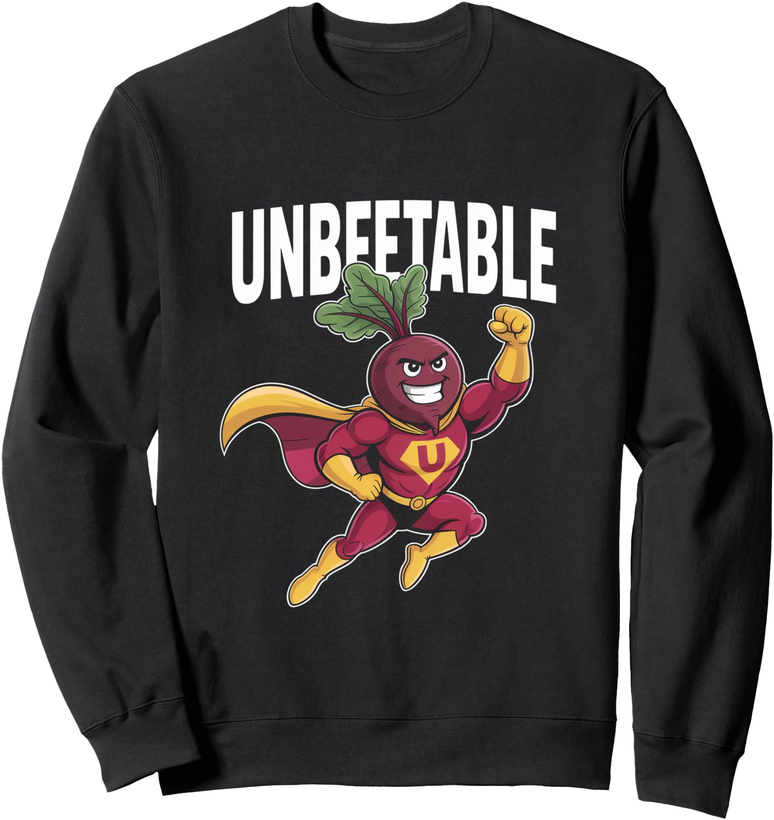 Authentic Unbeetable Superhero Sweatshirt - Custom Art Print Unisex - T-Shirt, Sweatshirt, Hoodie