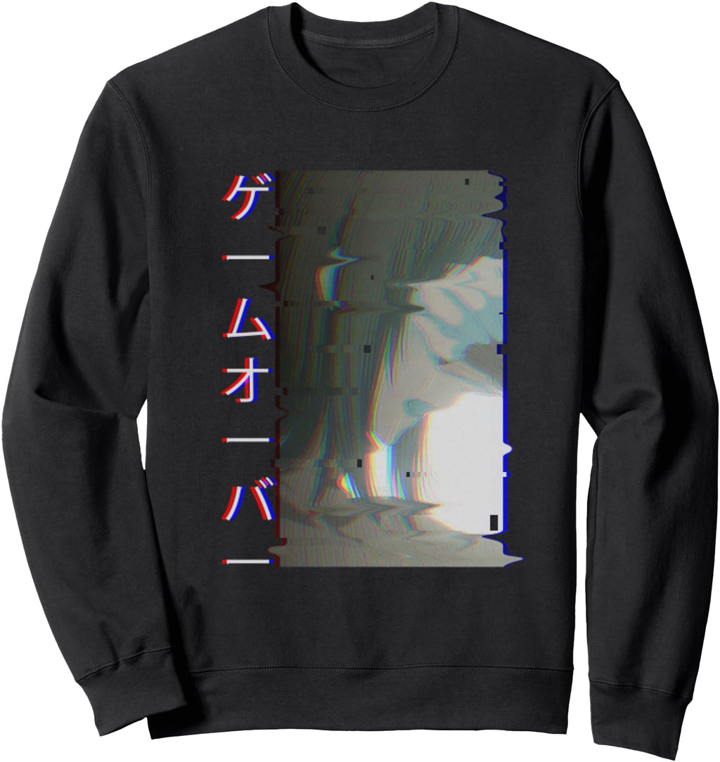 Exclusive Sad Anime Game Over Sweatshirt - Novelty Apparel Unisex - T-Shirt, Sweatshirt, Hoodie