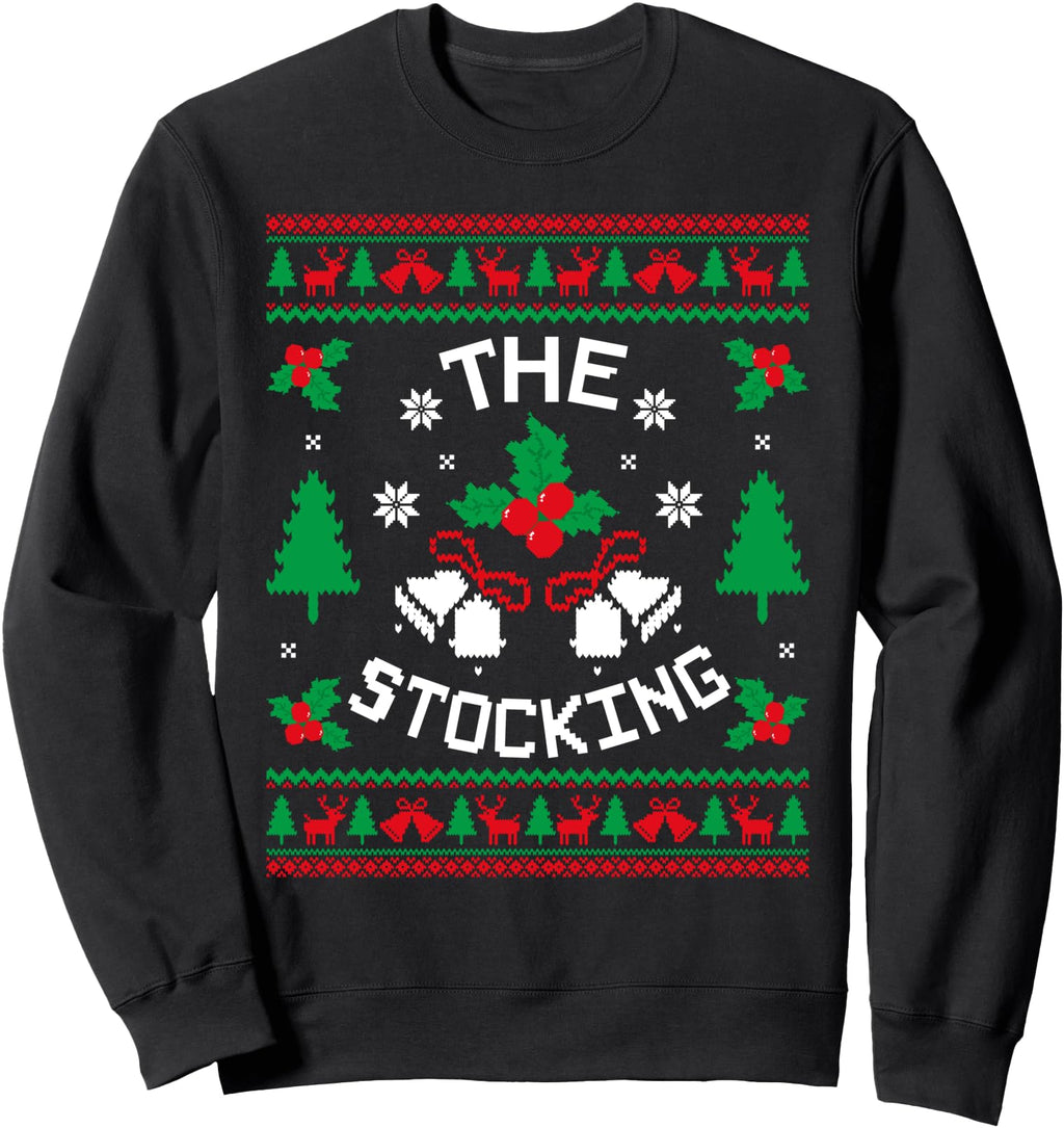 Stocking Matching Couples Ugly Artist Hoodie - Minimalist Print Unisex - T-Shirt, Sweatshirt, Hoodie
