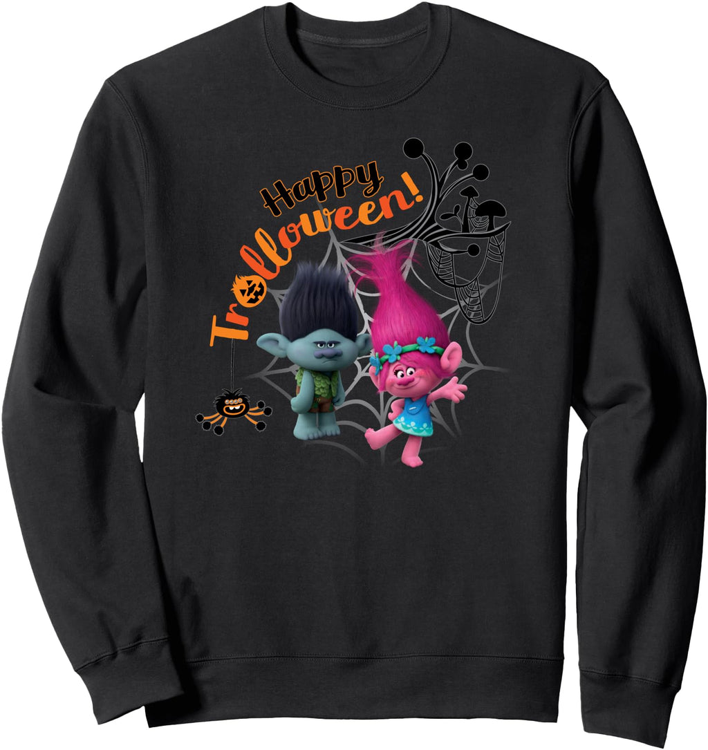 Original Dreamworks Trolls Happy Sweatshirt - Novelty Apparel Unisex - T-Shirt, Sweatshirt, Hoodie