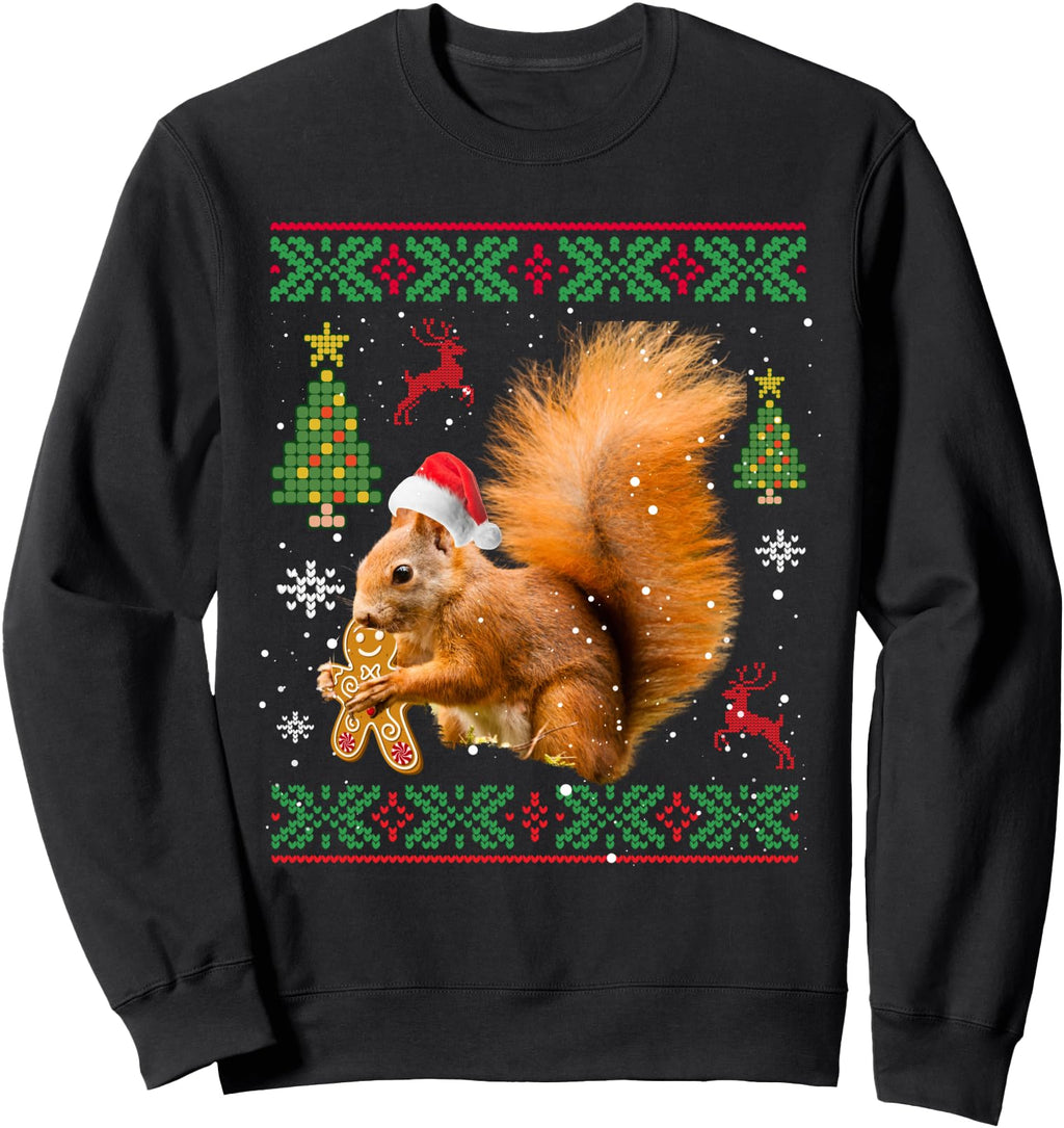 Exclusive Ugly Squirrel Eating Bread Hoodie - Minimalist Print Men Women - T-Shirt, Sweatshirt, Hoodie