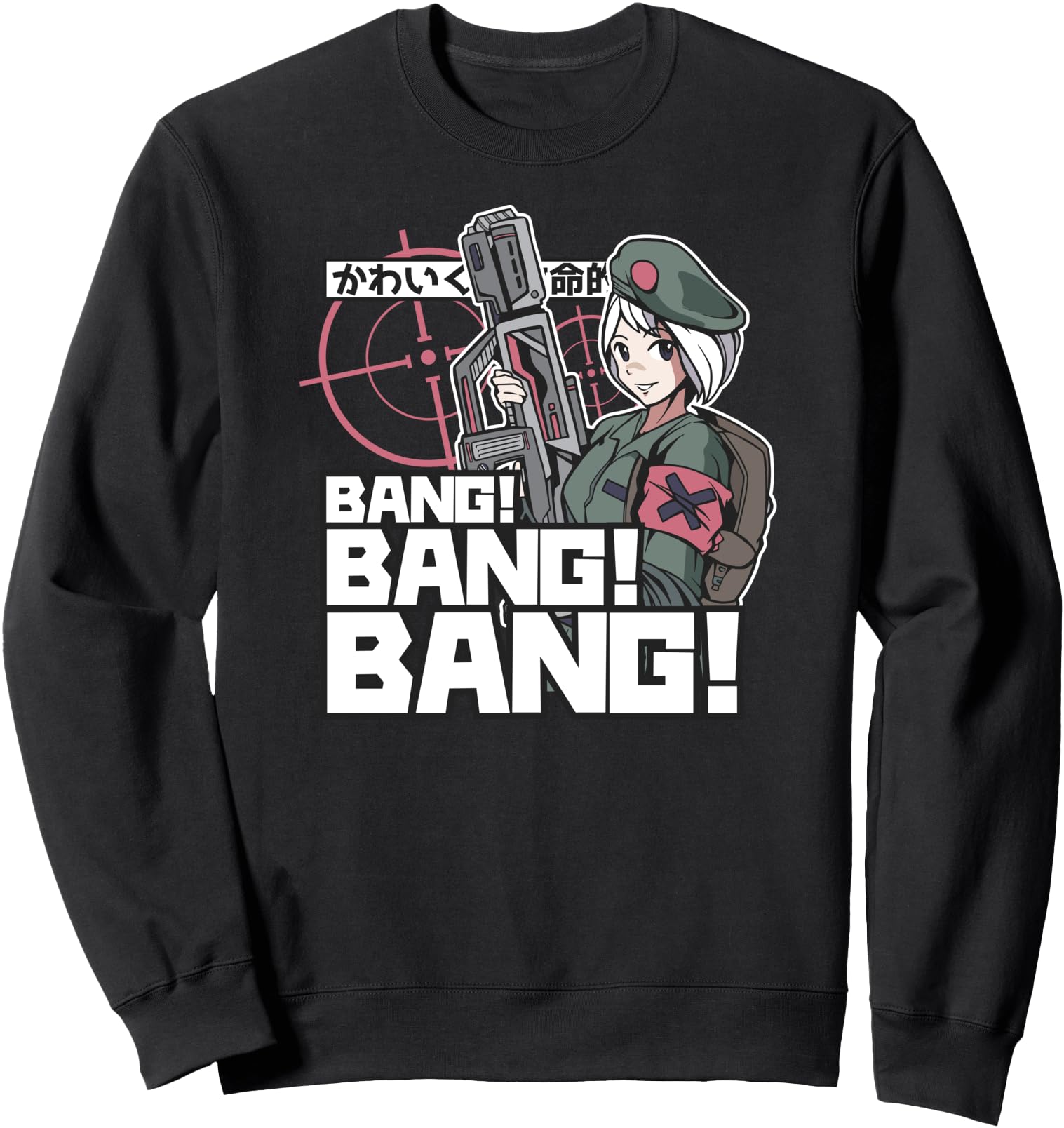 Handcrafted Anime Soldier Kawaii T-Shirt - Novelty Apparel Men Women - T-Shirt, Sweatshirt, Hoodie