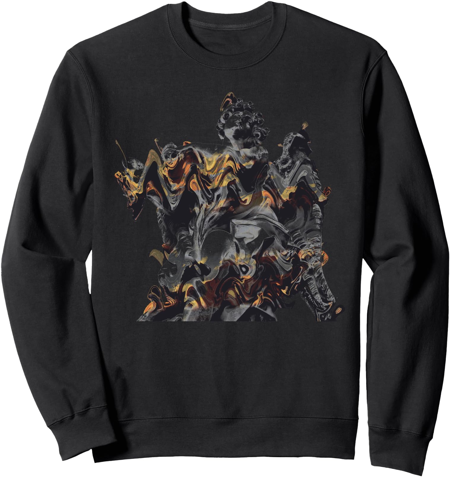 Vaporwave Aesthetic 80S 90S Statue Sweatshirt - Unique Graphic Unisex - T-Shirt, Sweatshirt, Hoodie