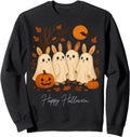 Exclusive Ghost Bunny Halloween T-Shirt - Aesthetic Graphic Men Women - T-Shirt, Sweatshirt, Hoodie