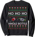 Original Whole Bottle Wine Ugly Sweatshirt - Fun Novelty Design for Adults - T-Shirt, Sweatshirt, Hoodie