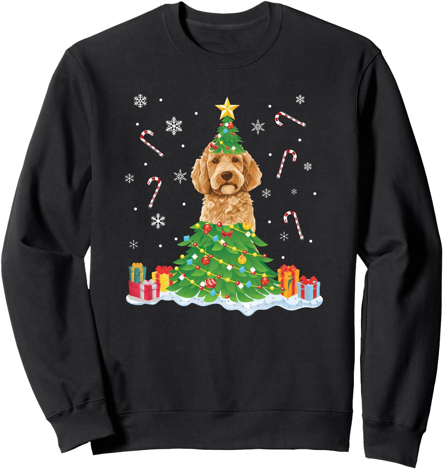 Exclusive Doodle Tree Goldendoodle T-Shirt - Unique Graphic Men Women - T-Shirt, Sweatshirt, Hoodie