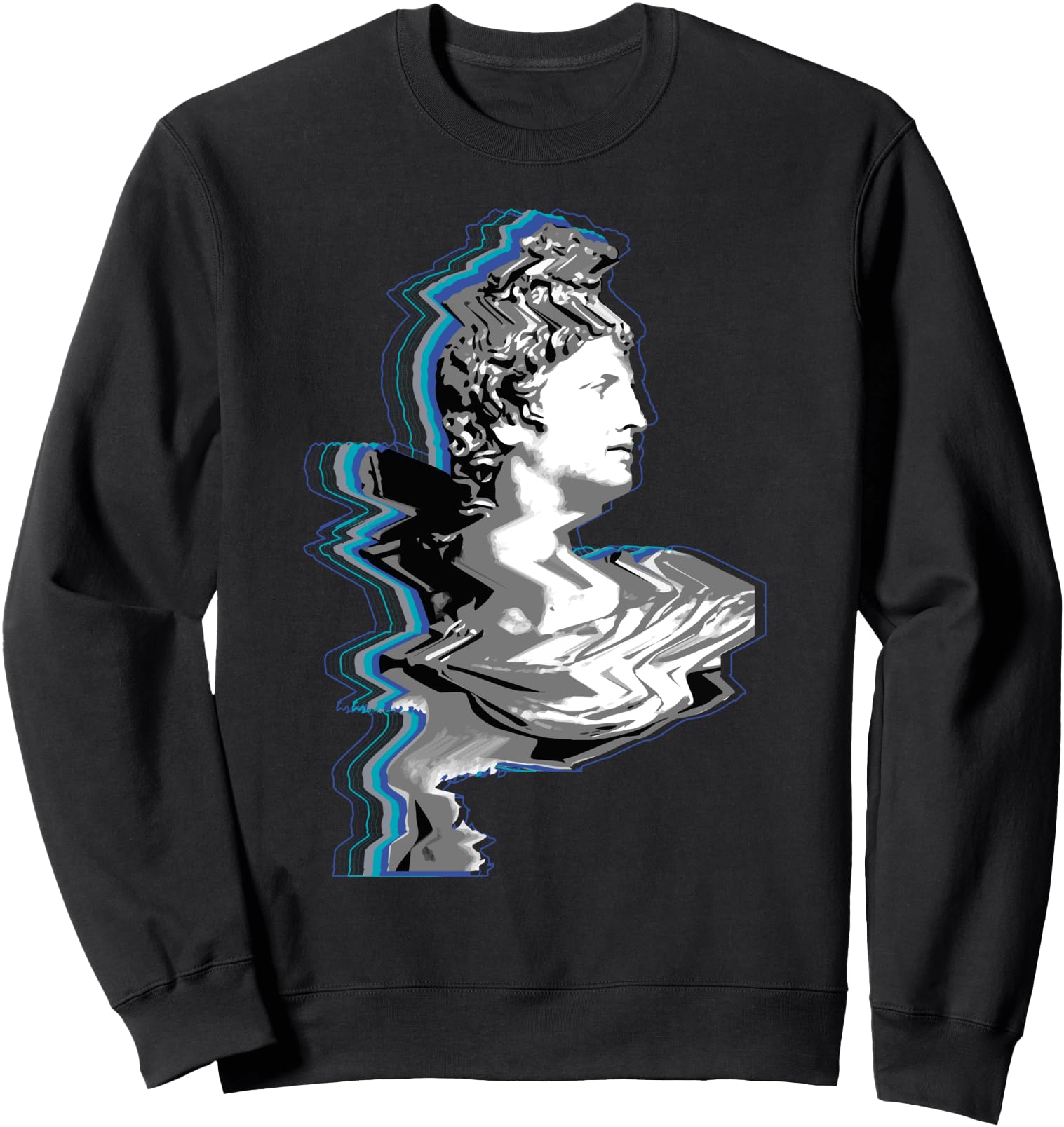 Vaporwave Aesthetic 80S 90S Glitch T-Shirt - Custom Art Print Men Women - T-Shirt, Sweatshirt, Hoodie