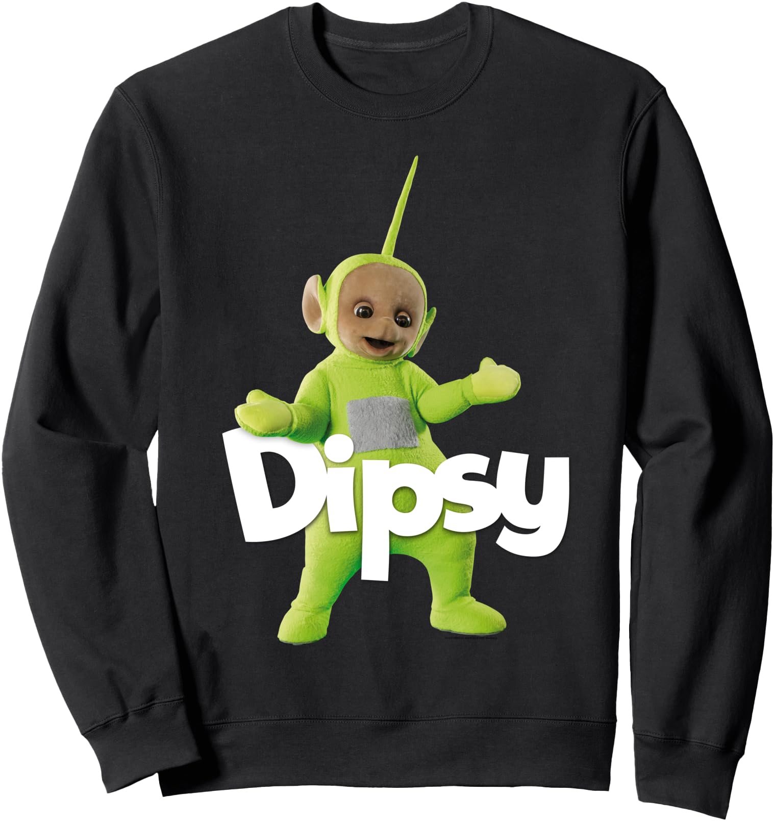 Handcrafted Teletubbies Dipsy Sweatshirt - Minimalist Print Men Women - T-Shirt, Sweatshirt, Hoodie