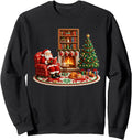 Exclusive Santa Reading Book Latch Sweatshirt - Streetwear Style Unisex - T-Shirt, Sweatshirt, Hoodie