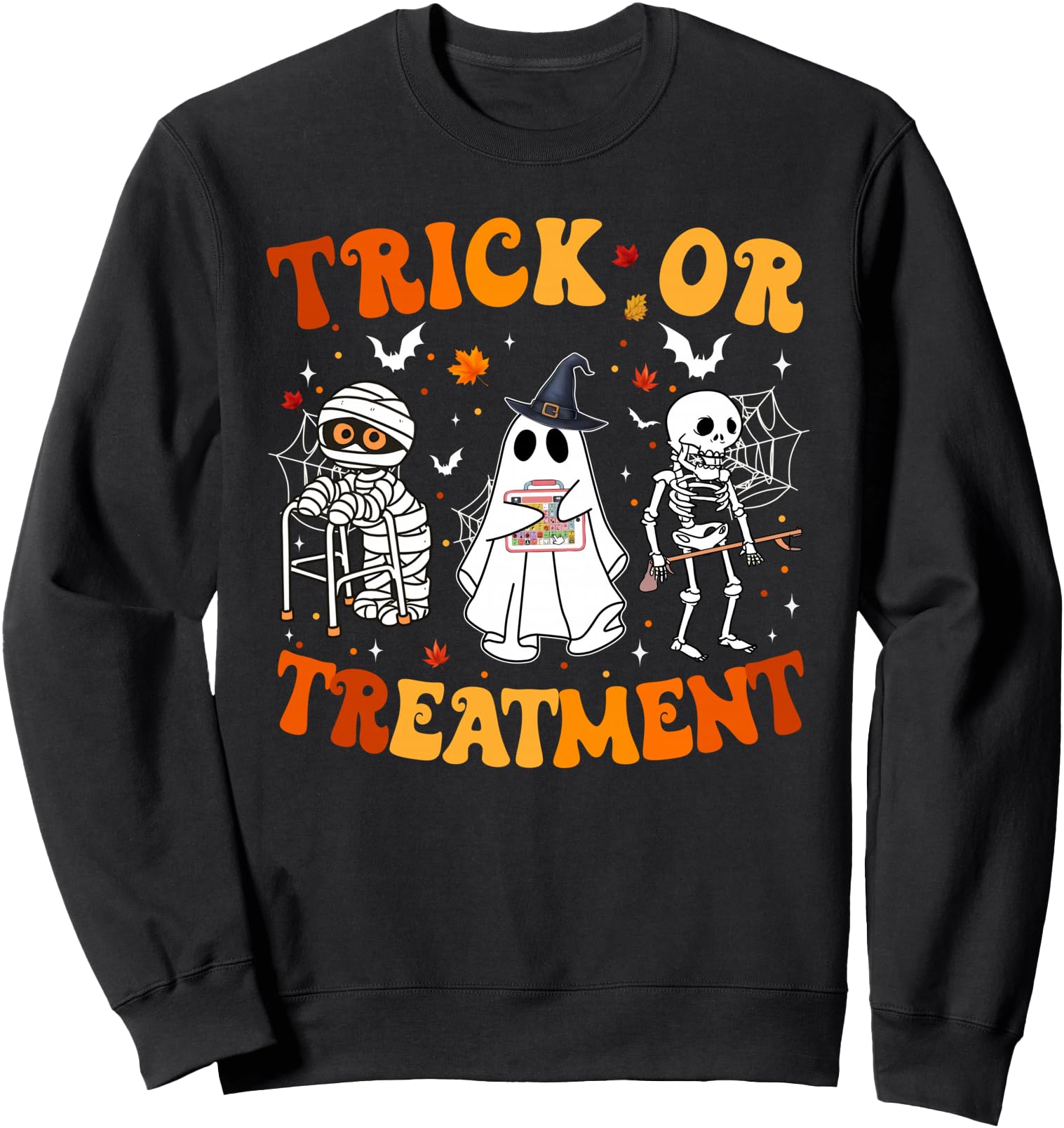 Trick Or Treatment Pt Sweatshirt - Casual Everyday Wear for Adults - T-Shirt, Sweatshirt, Hoodie