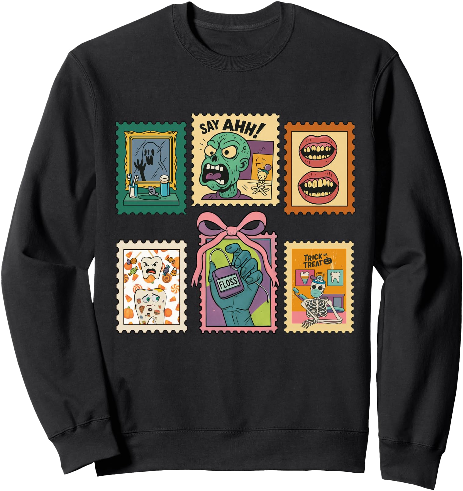 Authentic Dental Halloween Ghost T-Shirt - Unique Graphic for Adults - T-Shirt, Sweatshirt, Hoodie