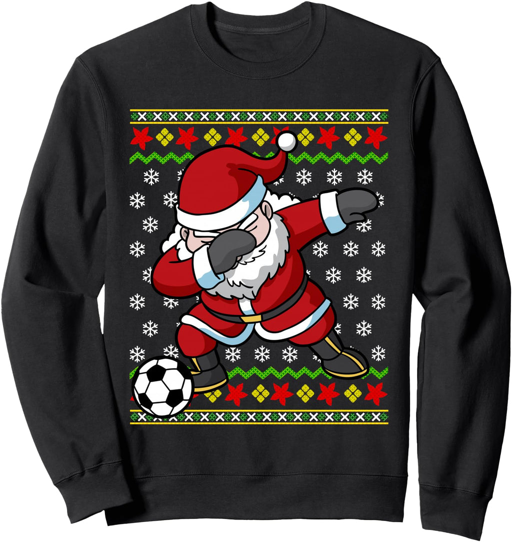 Handcrafted Santa Claus Soccer Dabbing T-Shirt - Fun Novelty Design Unisex - T-Shirt, Sweatshirt, Hoodie