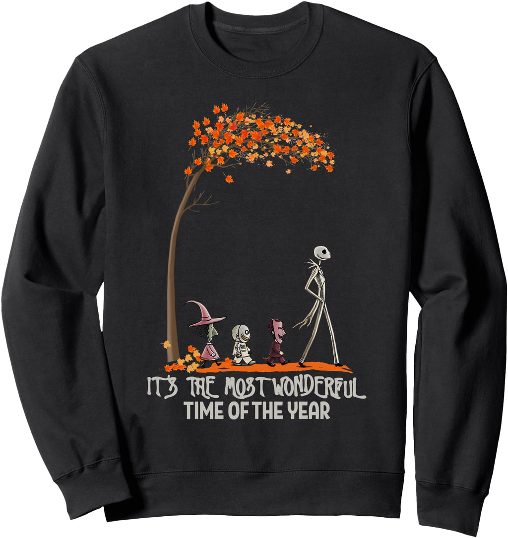 It S Most Wonderful Time Year Skeleton Hoodie - Custom Art Print Unisex - T-Shirt, Sweatshirt, Hoodie