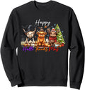 Handcrafted Happy Hallothanksmas T-Shirt - Fun Novelty Design Unisex - T-Shirt, Sweatshirt, Hoodie