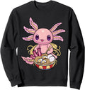 Ramen Axolotl Kawaii Anime Axolotl T-Shirt - Unique Graphic Men Women - T-Shirt, Sweatshirt, Hoodie
