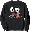 Handcrafted Simpsons Bart And Lisa T-Shirt - Casual Everyday Wear Unisex - T-Shirt, Sweatshirt, Hoodie