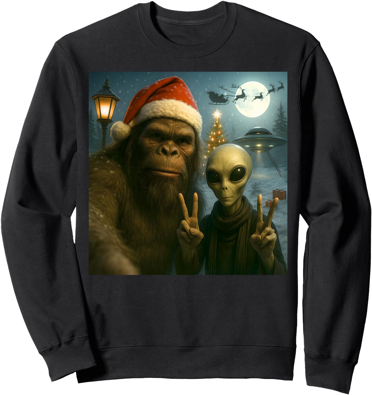 Bigfoot Alien Ufo Rare T-Shirt - Unique Graphic Men Women - T-Shirt, Sweatshirt, Hoodie