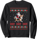 Ho Ho Ho Santa Riding Chihuahua Dog Ugly Hoodie - Trendy Graphic Unisex - T-Shirt, Sweatshirt, Hoodie