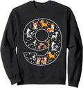 9Th 9 Year Old Dogs Puppy Exclusive Hoodie - Minimalist Print Unisex - T-Shirt, Sweatshirt, Hoodie