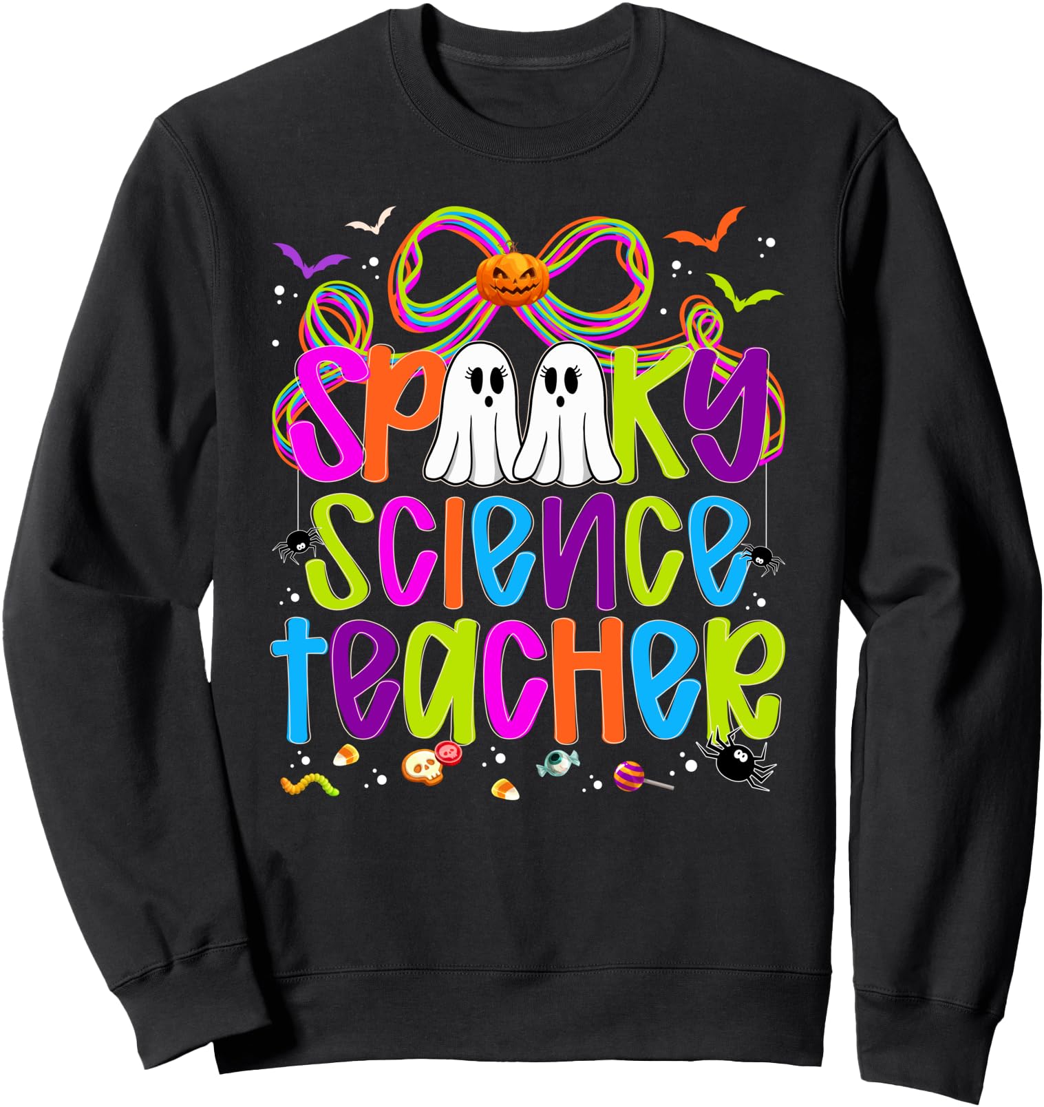 Spooky Science Teacher Halloween Science Hoodie - Trendy Graphic Men Women - T-Shirt, Sweatshirt, Hoodie