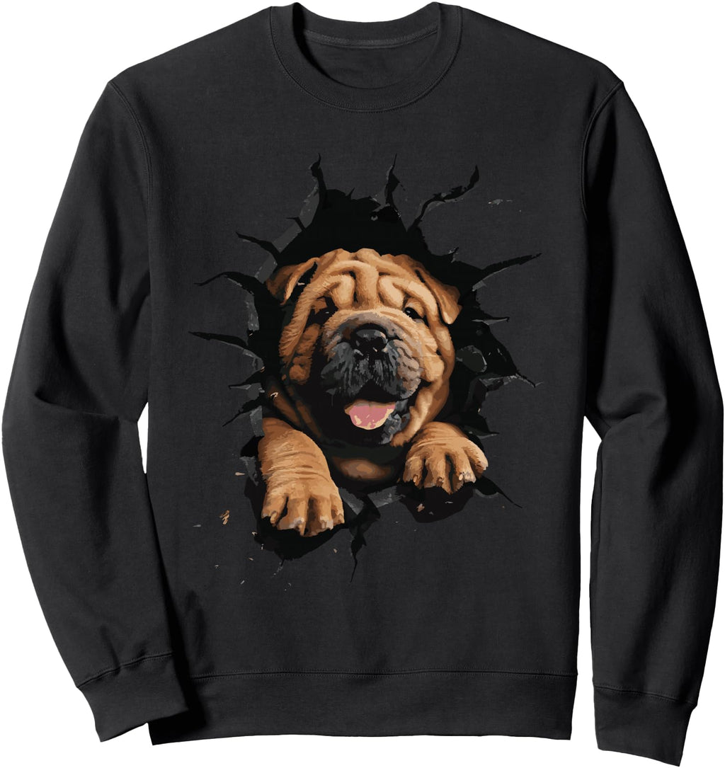 Handcrafted Chinese Shar Pei Artist T-Shirt - Streetwear Style Men Women - T-Shirt, Sweatshirt, Hoodie