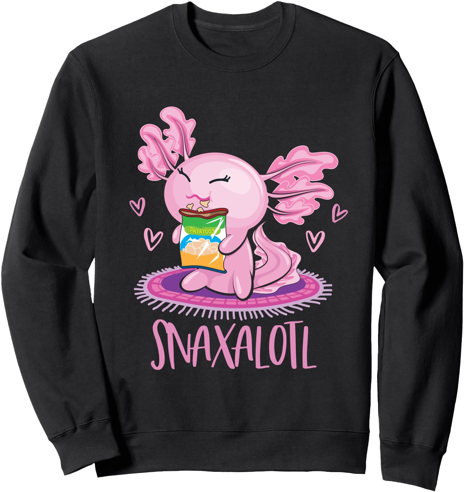 Original Axolotl Snaxalotl Pastel Sweatshirt - Streetwear Style Men Women - T-Shirt, Sweatshirt, Hoodie