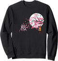 Handcrafted Sakura Cherry Blossom Sweatshirt - Graphic Print Men Women - T-Shirt, Sweatshirt, Hoodie