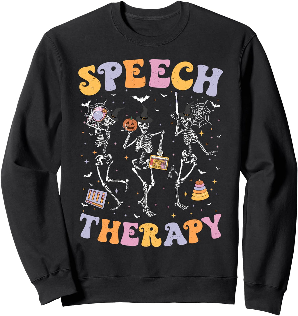 Authentic Speech Therapy Slp Skeleton T-Shirt - Unique Graphic Unisex - T-Shirt, Sweatshirt, Hoodie