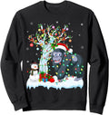 Authentic Gorilla Lighting Tree Santa Hoodie - Custom Art Print Men Women - T-Shirt, Sweatshirt, Hoodie