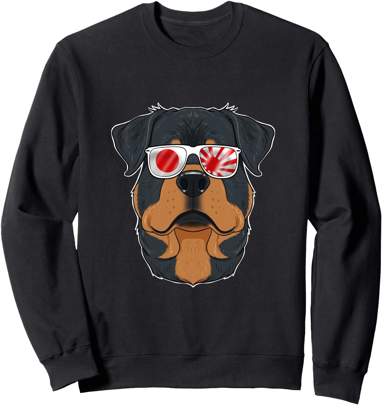Exclusive Rottweiler Japan Sweatshirt - Casual Everyday Wear Men Women - T-Shirt, Sweatshirt, Hoodie