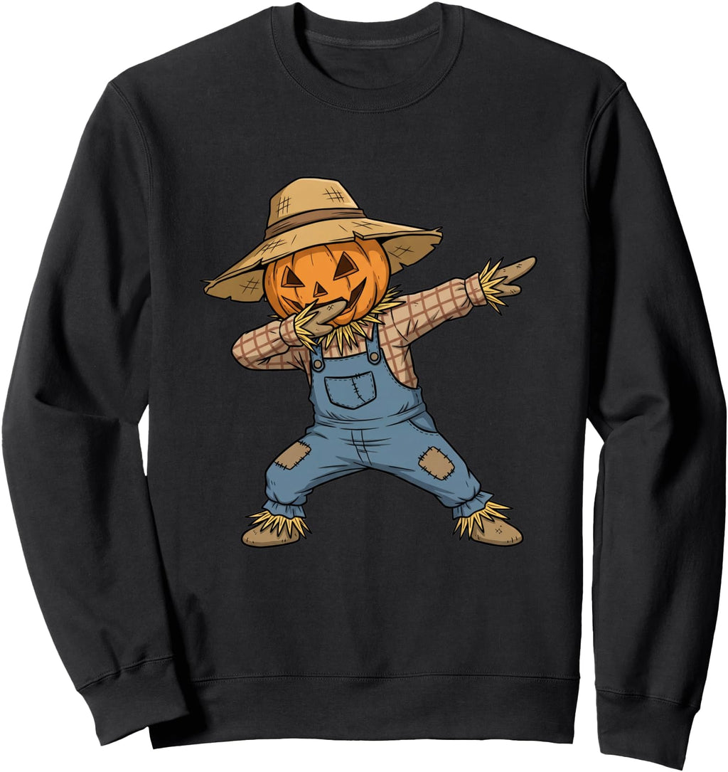 Exclusive Dabbing Scarecrow Happy Sweatshirt - Minimalist Print for Adults - T-Shirt, Sweatshirt, Hoodie
