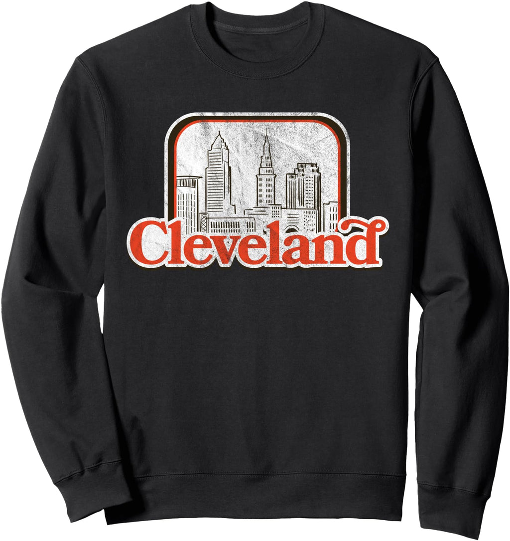 Cleveland Skyline Artist Collaboration Hoodie - Graphic Print for Adults - T-Shirt, Sweatshirt, Hoodie