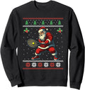 Exclusive Santa Playing Tennis Ugly Hoodie - Graphic Print Men Women - T-Shirt, Sweatshirt, Hoodie