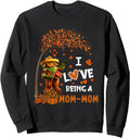 Original Love Being Mom Mom Snowman Sweatshirt - Minimalist Print Unisex - T-Shirt, Sweatshirt, Hoodie