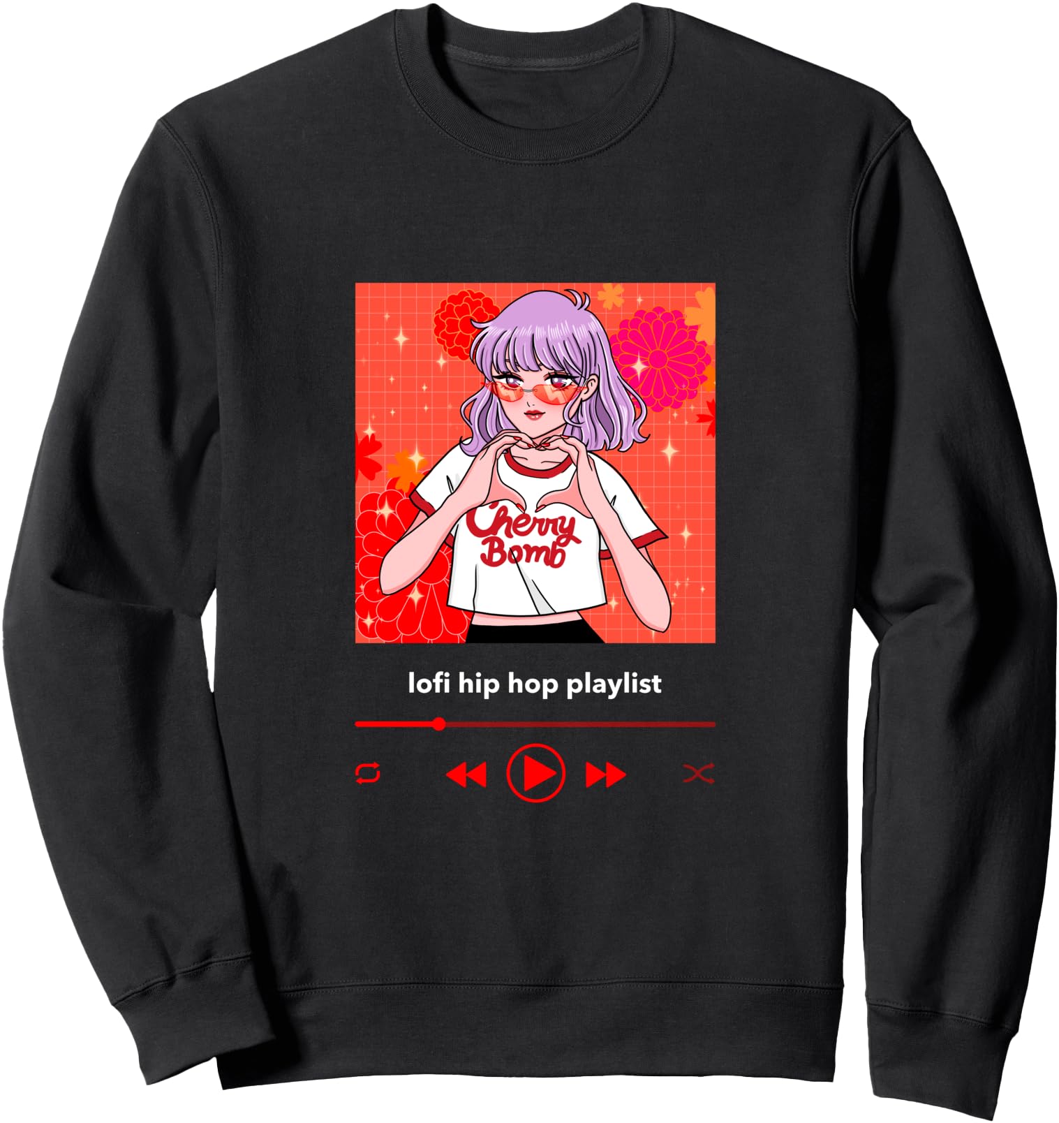 Authentic Lofi Aesthetic Kawaii T-Shirt - Custom Art Print for Adults - T-Shirt, Sweatshirt, Hoodie