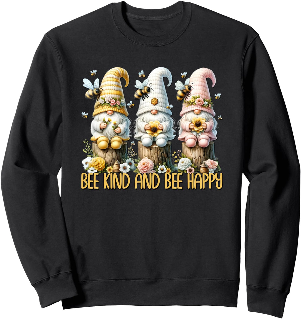 Handcrafted Bee Kind And Bee Happy T-Shirt - Trendy Graphic Men Women - T-Shirt, Sweatshirt, Hoodie