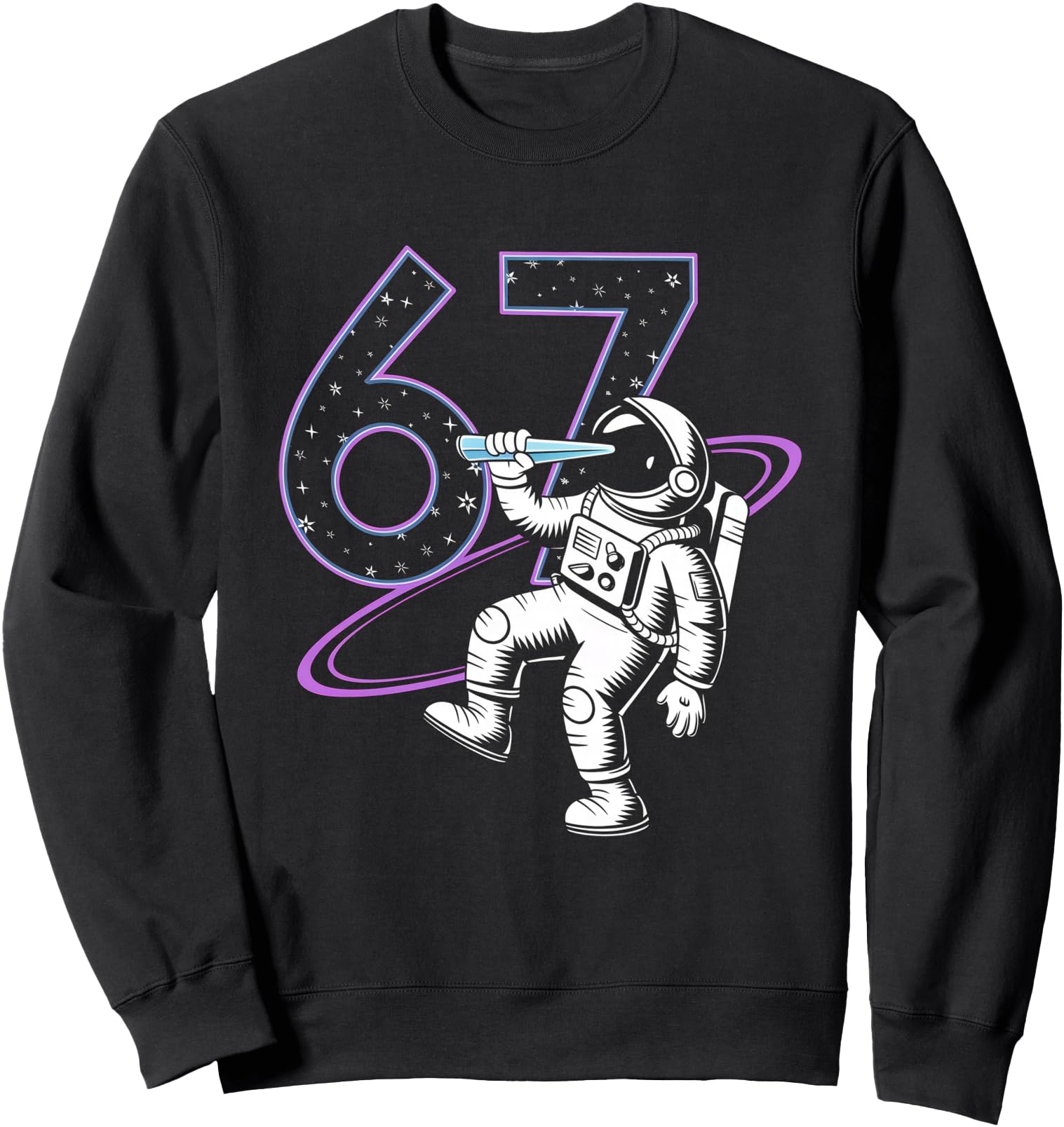 Original 67 Ice Cream Drip Meme Six Hoodie - Fun Novelty Design for Adults - T-Shirt, Sweatshirt, Hoodie