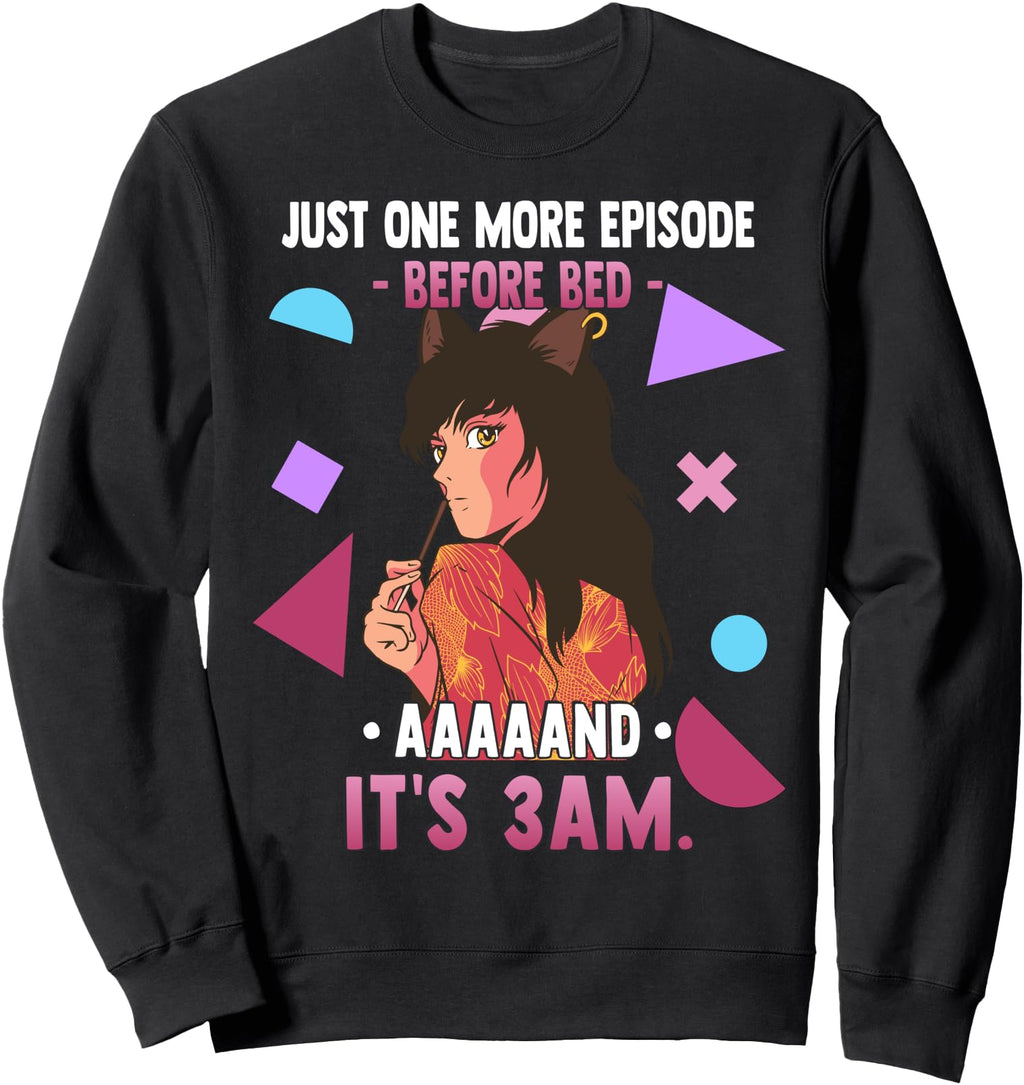 Original Just One More Episode Before T-Shirt - Minimalist Print Unisex - T-Shirt, Sweatshirt, Hoodie