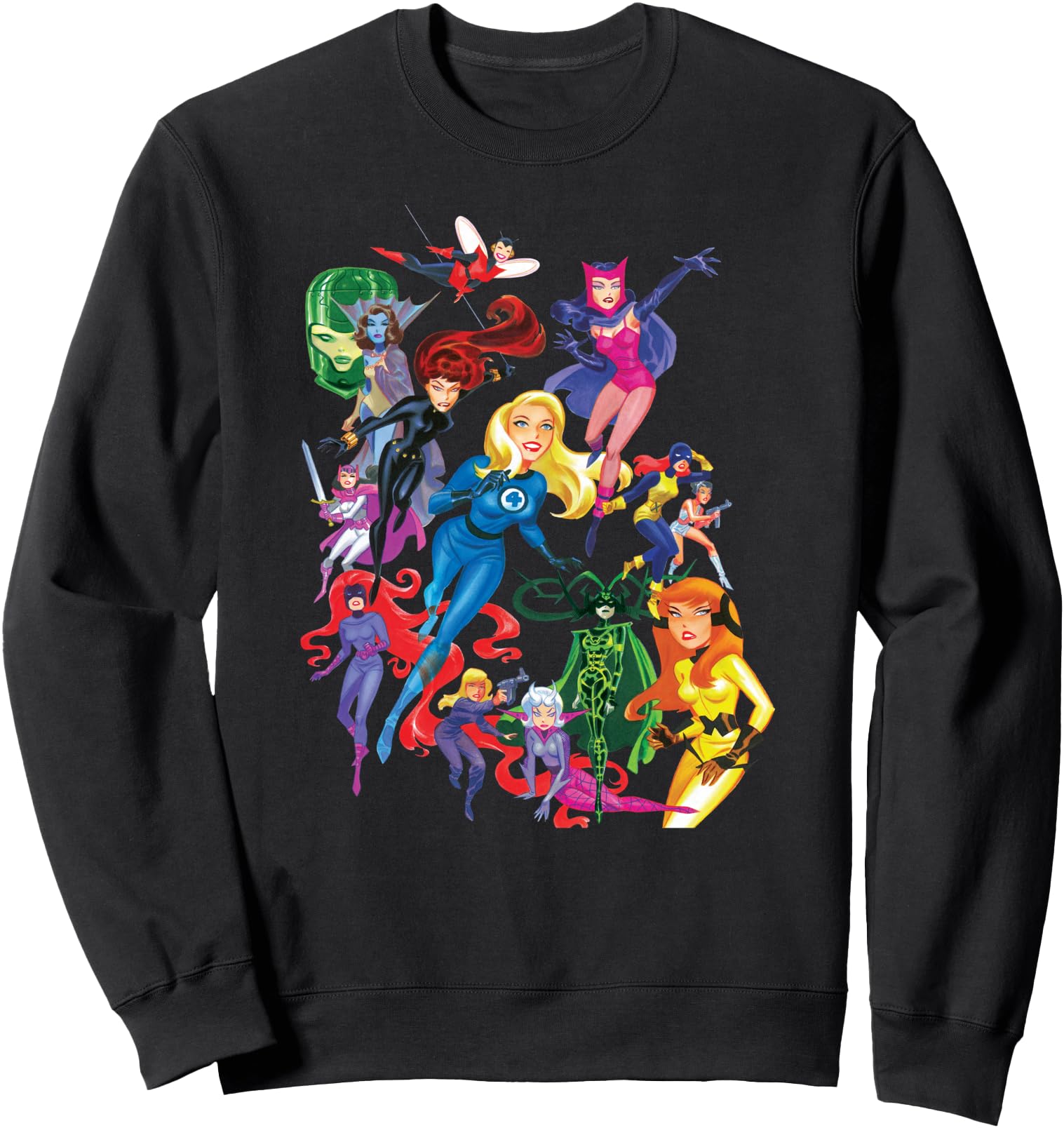 Exclusive Marvel Female Super Heroes T-Shirt - Custom Art Print Unisex - T-Shirt, Sweatshirt, Hoodie