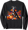 Halloween Dog Pumpkins Italian Sweatshirt - Casual Everyday Wear Men Women - T-Shirt, Sweatshirt, Hoodie