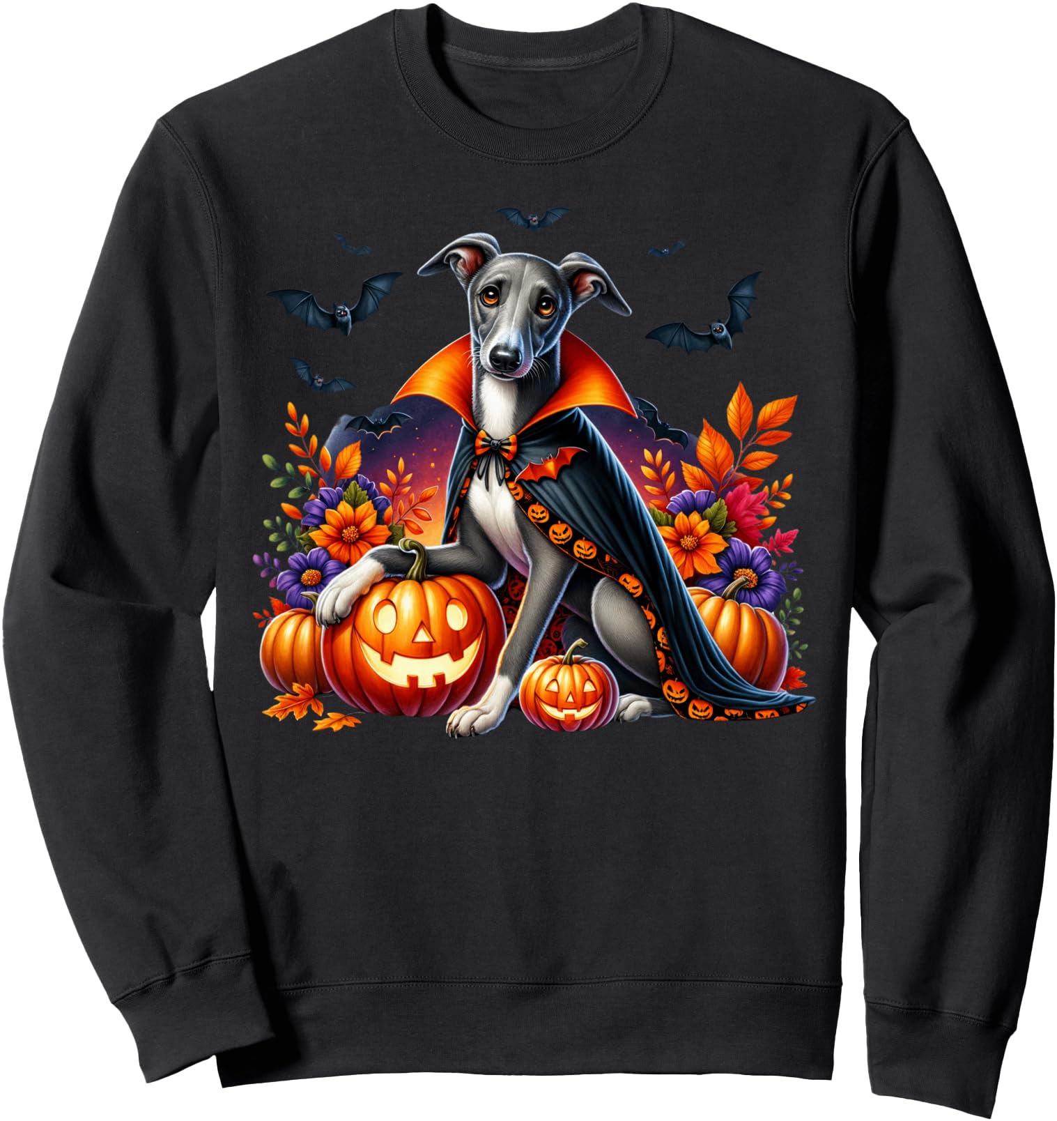 Halloween Dog Pumpkins Italian Sweatshirt - Casual Everyday Wear Men Women - T-Shirt, Sweatshirt, Hoodie