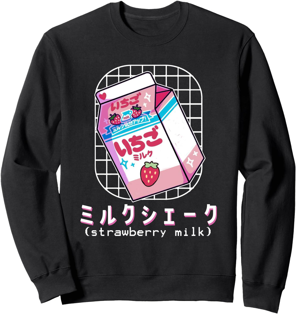 Aesthetic 90S Japanese Kawaii Sweatshirt - Fun Novelty Design Unisex - T-Shirt, Sweatshirt, Hoodie