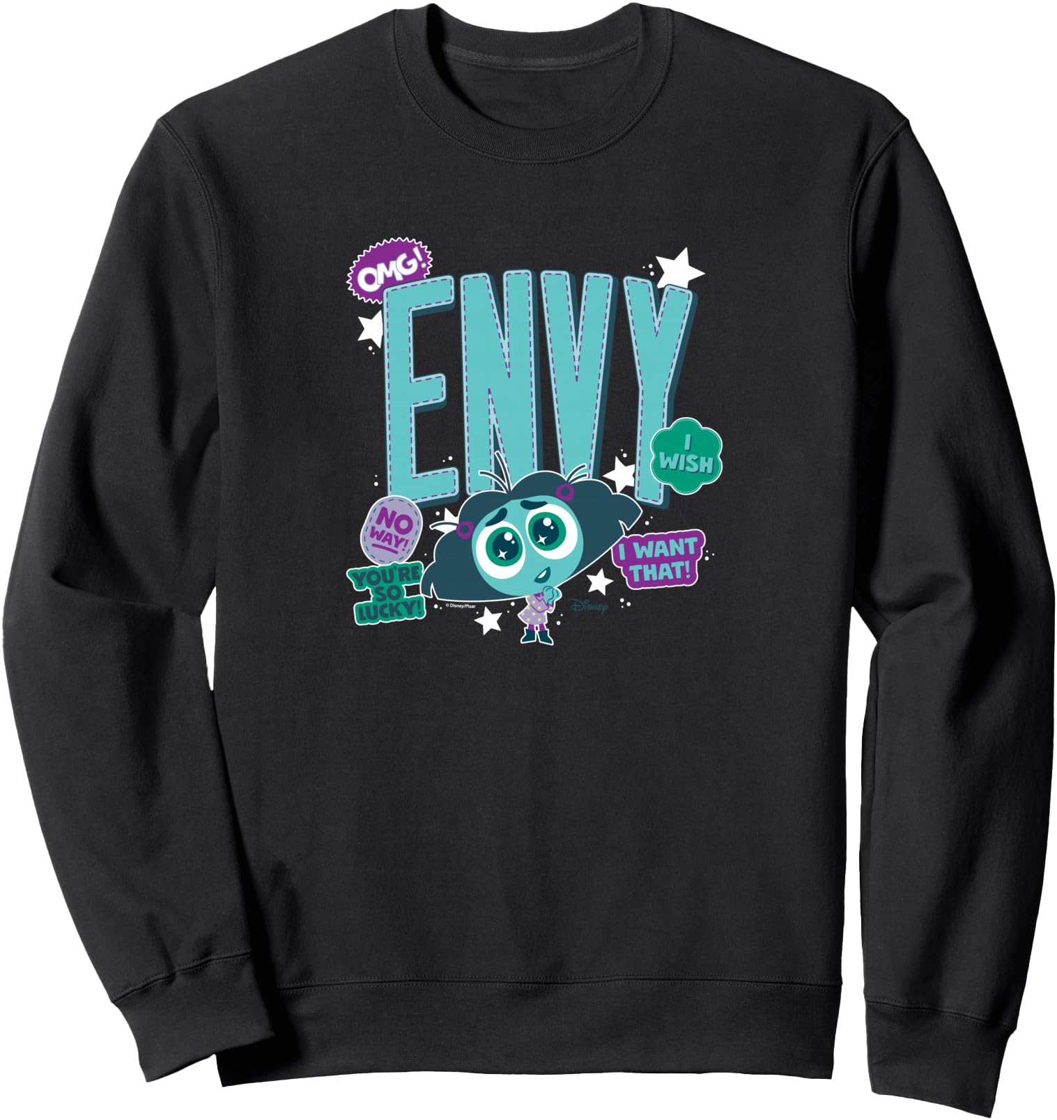 Inside Out 2 Envy Omg I Want That I Sweatshirt - Trendy Graphic Unisex - T-Shirt, Sweatshirt, Hoodie