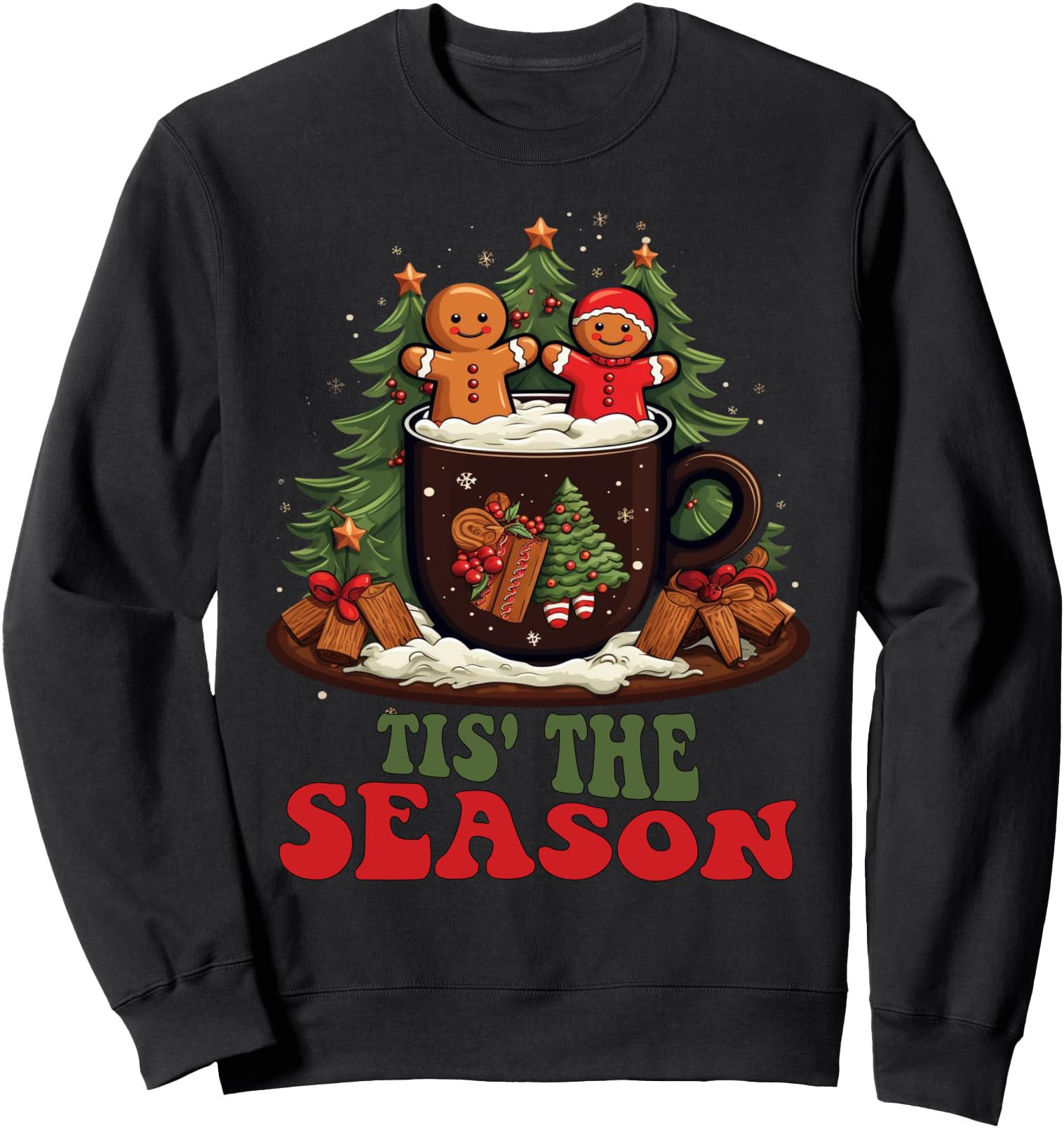 Handcrafted Tis Season Hot Sweatshirt - Casual Everyday Wear Men Women - T-Shirt, Sweatshirt, Hoodie