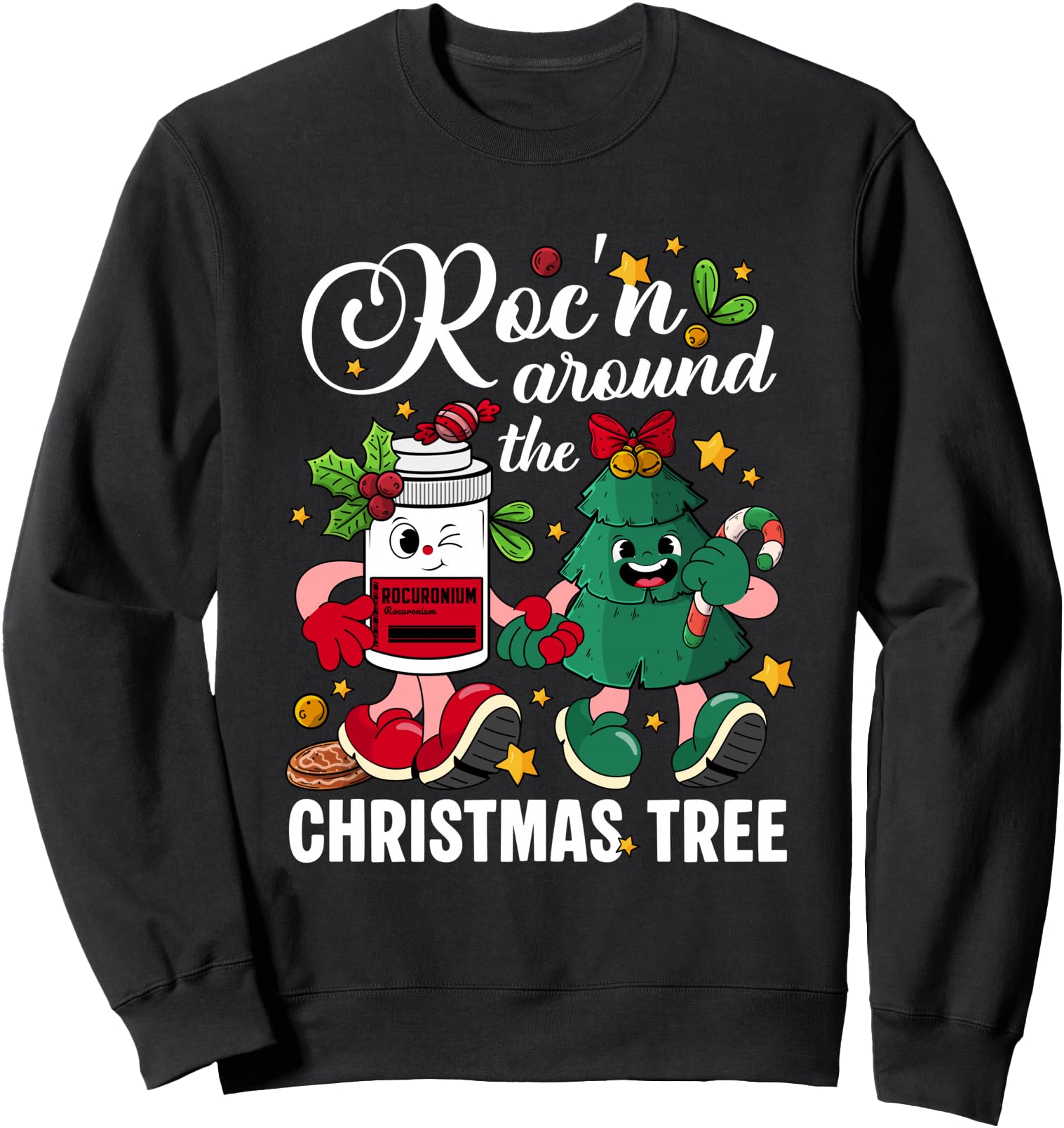 Handcrafted Roc N Around Tree Er Ed Sweatshirt - Unique Graphic for Adults - T-Shirt, Sweatshirt, Hoodie