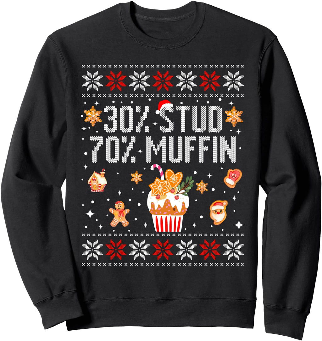 Exclusive 30 Stud 70 Muffin Ugly T-Shirt - Trendy Graphic for Adults - T-Shirt, Sweatshirt, Hoodie